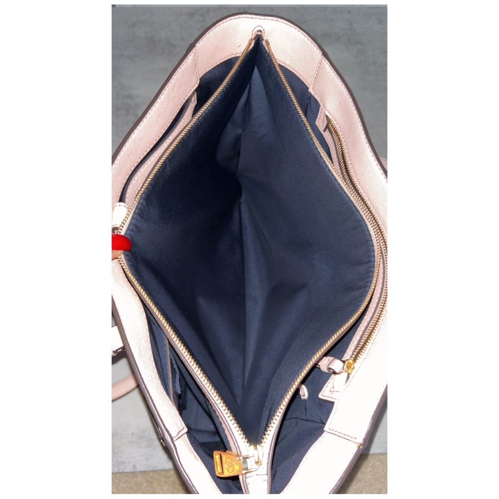 Tory Burch Saffiano Leather Tote Bag - Picture 8 of 11